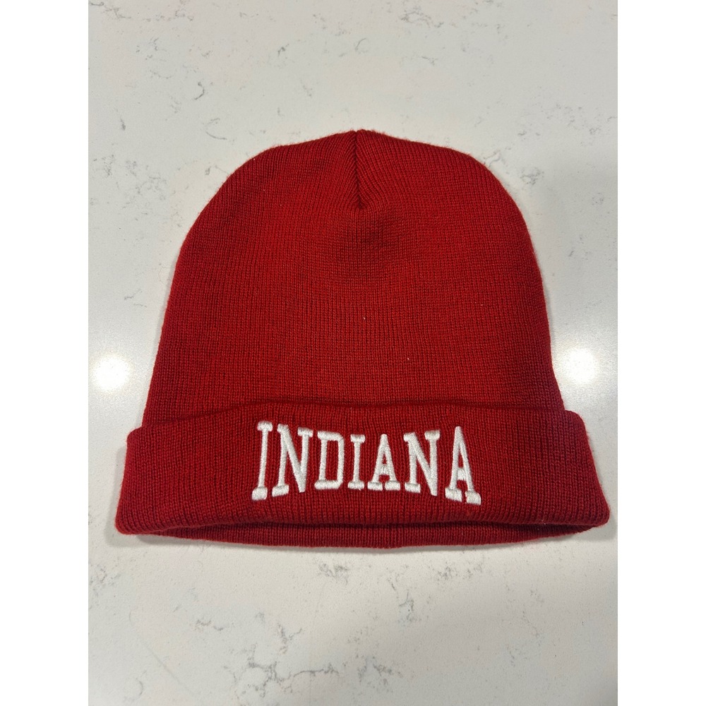 Classic Teaze Red Indiana‎ University Beanie Cap
